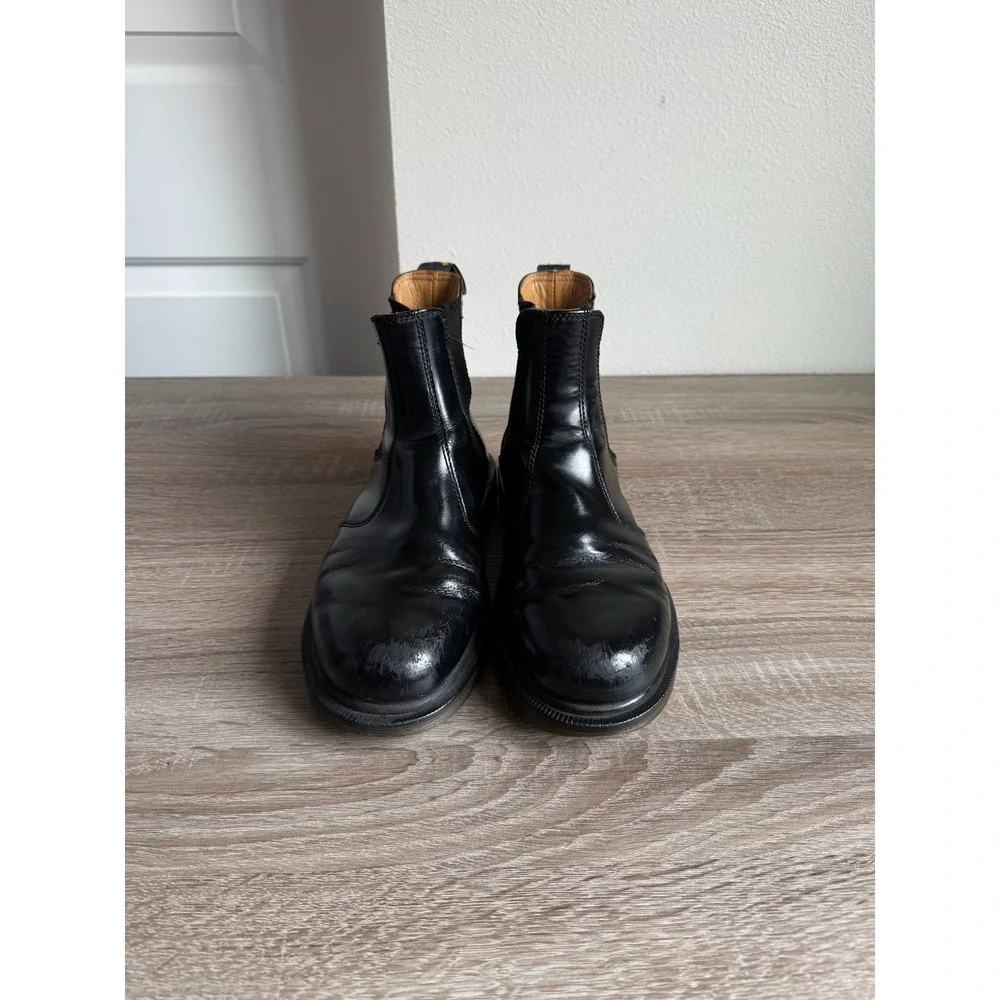 Dr. Martens 2976 Black Leather Chelsea Boots Mens 7, EU 39 AirWair AW004